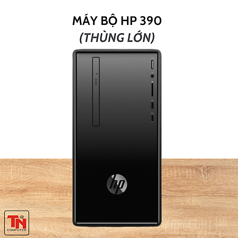 Máy bộ HP 390 Thùng Lớn - CPU i3 9100, Ram 8G, 256G SSD, Phím Chuột