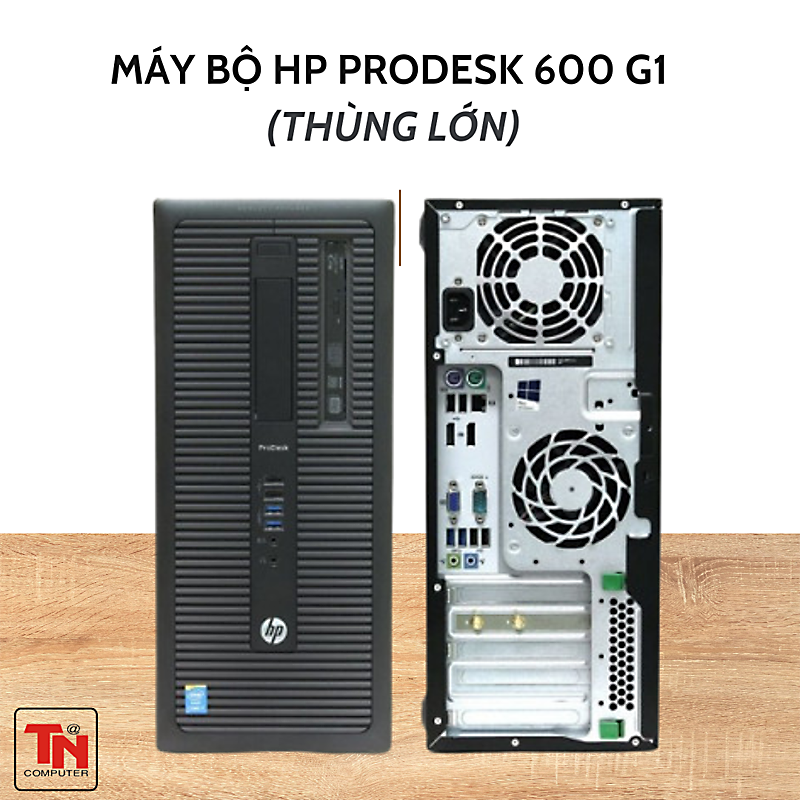 Máy bộ HP ProDesk 600 G1 Thùng Lớn - CPU i5 4570, Ram 8G, 500G HDD, Phím Chuột